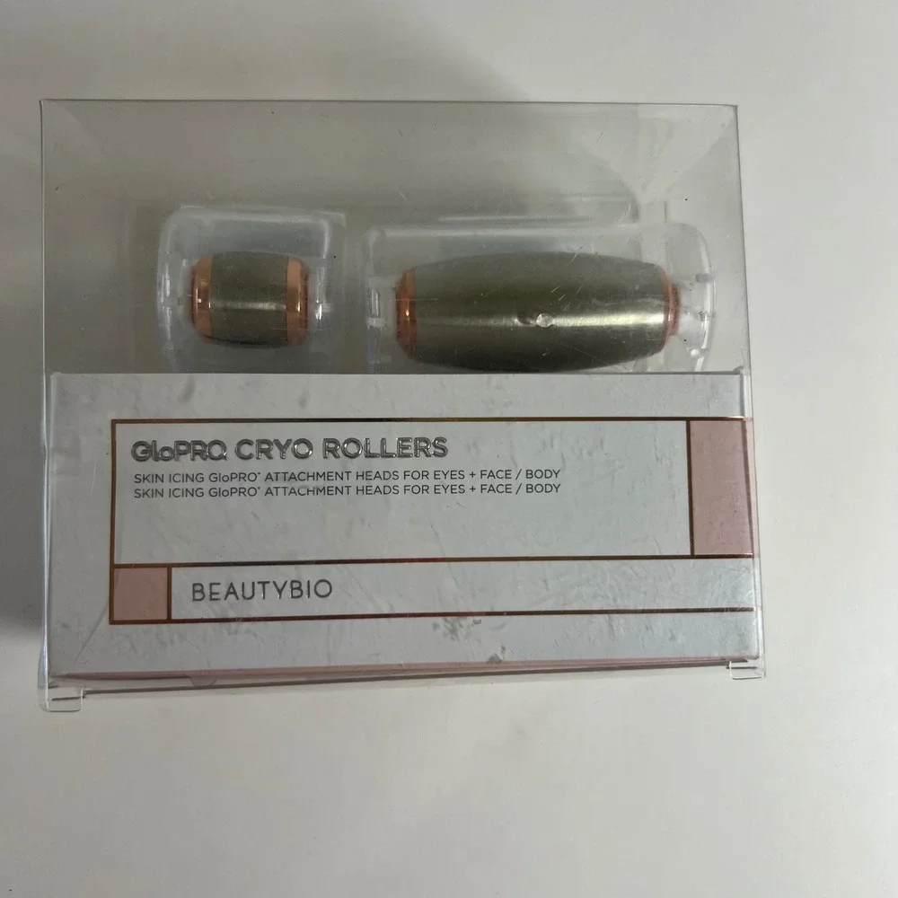 BeautyBio GloPRO Cryo Rollers Skin Icing Attachment Heads Eyes Face Body NOB